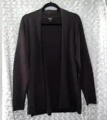 Eileen Fisher Taupe 100% Wool Twin Set Cardigan Sweater Size Medium