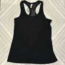 Noli Women’s Black Tank Top with Mesh Back Panel