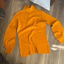 Vintage saks fifth avenue knit sweater marigold
Feels like a wool blend