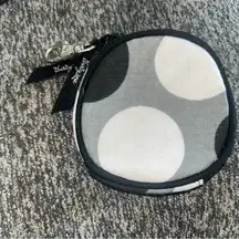 Thirty One Coin Purse In Paparazzi Dot Black White NWT‎
