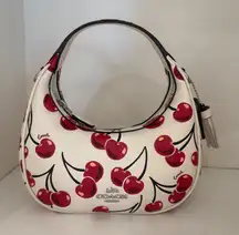 coach Carmen Mini Crossbody Bag With Cherry Print cy711