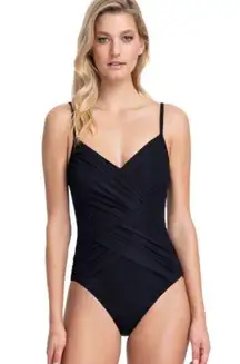 New. Gottex black tummy control swimsuit. Normally $158. Size 10