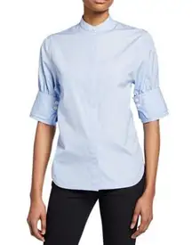 3.1 Phillip Lim Poplin Top with Pearl Buttons Sz.8