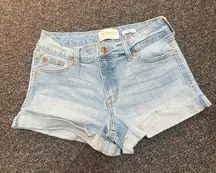 Reformation Blue Jean Shorts