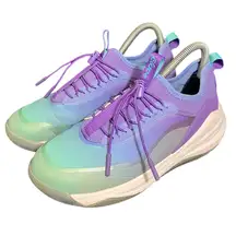 Clove Aeros Aurora Purple Teal Ombre Nursing Healthcare Shoes Womens 8