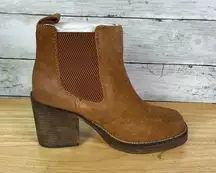 Diba Ser Eeta Suede Ankle Booties Size 9