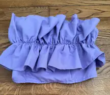Do + Be Strapless Ruffle Top