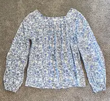 Lauren Conrad Floral Blouse