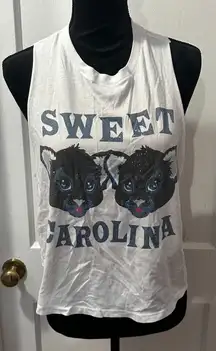 Girl Tribe Co Sweet Carolina Panthers Tank Top in L