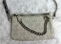 Michael Kors Jet Set Signature Chain Belt Bag Purse