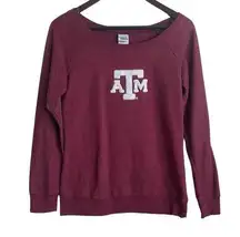 Creative Apparel Women Texas A & M Top S Maroon Aggies College School Academia