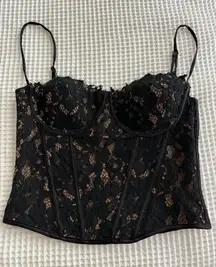 Lace corset top