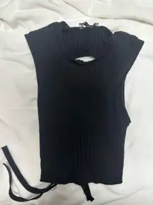 ZARA Open Back Top