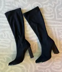 black suede steve madden boots