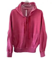 Free People Movement Half-Zip Hoodie Sz m