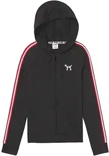 Victoria’s Secret PINK Sequin Black Zip Up Hoodie