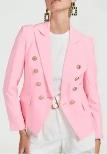 Generation Love Delilah Crepe Pastel Pink Blazer Sz XL NWT Luxury Crepe Fabric