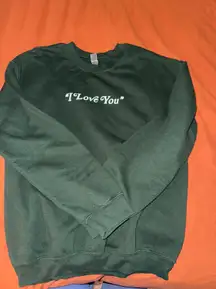 taylor swift “i love you” crewneck 