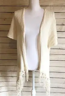 Staring At Stars Knit Cream Kimono