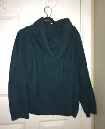 Lulus Dark Green Turtleneck Sweater