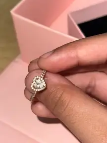 Pandora Heart Ring Rose Gold