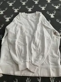 White Perfectly Oversized Crewneck Size 12