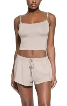 SKIMS  Sleep Straight Neck Cropped Cami