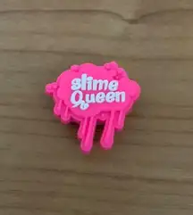 Shoe Charm "Slime Queen" Pink & White