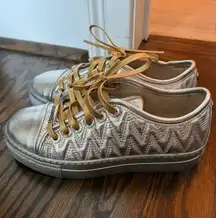 Valentino Silver Sneakers