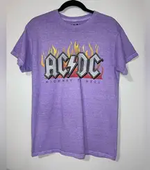 AC⚡️DC Highway To Hell Music Band Tee. Rock N’ Roll T-Shirt Women’s Sz M. EUC