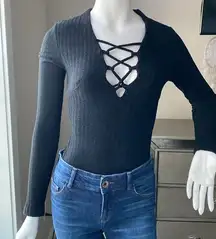 Rumor Boutique Criss Cross Body Suit