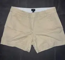 Jcrew 5” khaki chino shorts