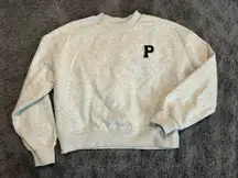 Parke Shrunken Mockneck Chenille P Sweatshirt S/M