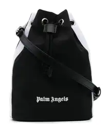 PALM ANGELS Venice Track Drawstring Bucket Bag, Authentic, NWT