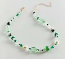 Urban Outfitters green beaded Chill out choker  necklace