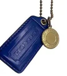 Coach  Blue Gold Replacement Hangtag Bag