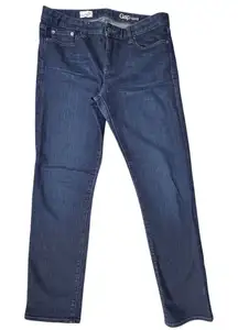 GAP Women's “Real Straight” Blue Denim Jeans Size 30 Medium Wash