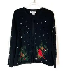 Tiara International | Vintage Christmas Collection Cardinal Sweater XL