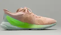 Lululemon BlissFeel Women’s Running shoe scream green & beige summer activewear
