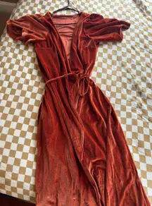 Formal / Prom Dress Velvet -color Cinnamon