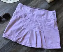 jeans pink jean skirt size 10.