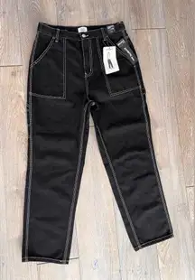 Black carpenter Jeans with White Stitching 11/30