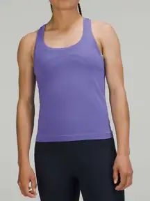 LULULEMON- Swiftly Tech Racerback Tank Top 2.0 Race Length Purple Size 6