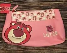 Disney Toy Story letter B Lotso cosmetic bag -Brand new