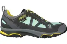 Asolo Gore-Tex GTX Megaton GV Waterproof Leather Hiking Shoes Gray Yellow 8