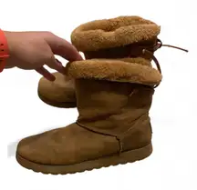 Skechers Keepsakes 2.0 Mid Pull On Boot Brown Women's Size 10