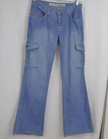 Vintage Mudd Flared Cargo Jeans Size 11