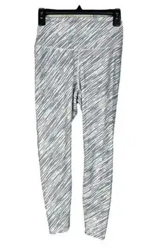 P’tula Large Desa’ree 7/8 Ankle Leggings High-Rise Galaxy White Yoga Activewear