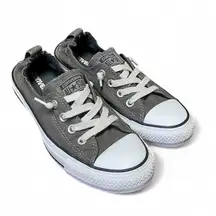 Converse Chuck Taylor All Star Shoreline Slip On Sneaker Gray Women's Size 8