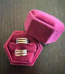10k Gold Plated (2) in a Set Adjustable Toe Rings NWT